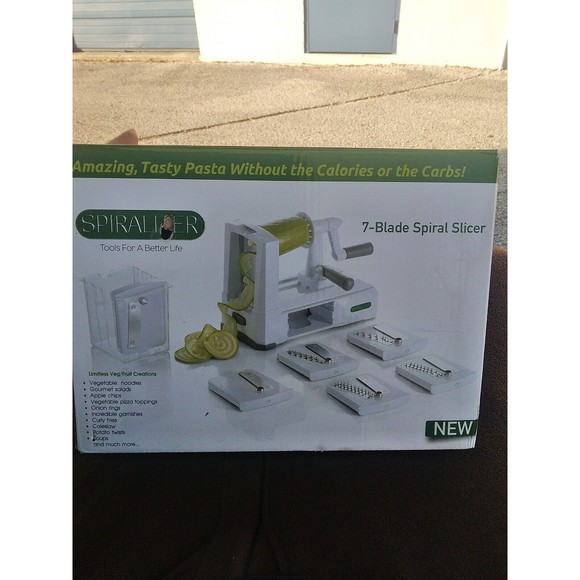 Spiralizer 7-Blade Vegetable Slicer Strongest Heavy Spiral Slicer Japanese Blade - Picture 1 of 3